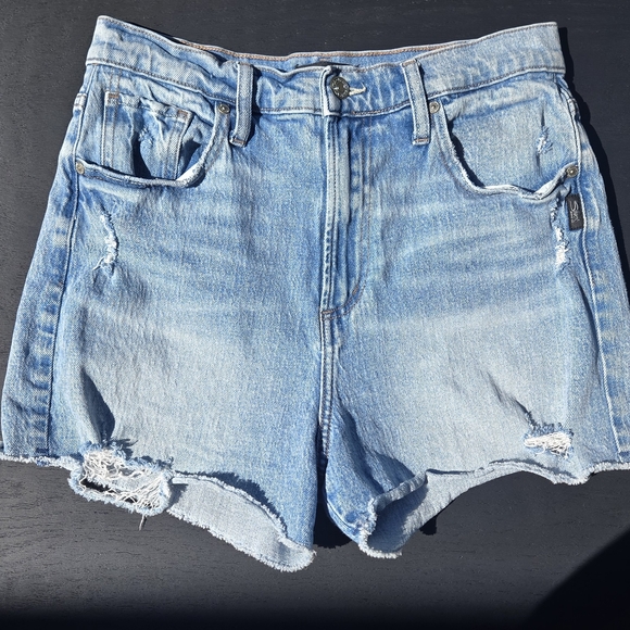 Silver Jeans Pants - Silver Jeans Light Blue Distressed Jean Shorts